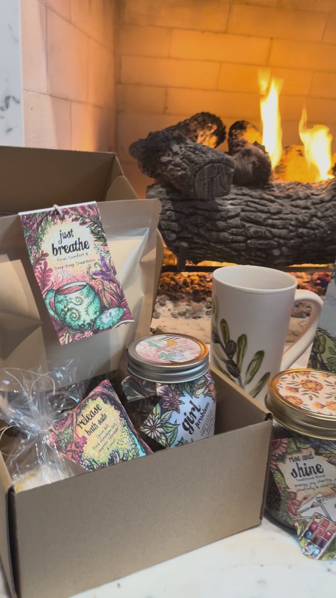 Four Seasonal Surprise Boxes - Botanical Wisdom Collection from Olive Branch Farm